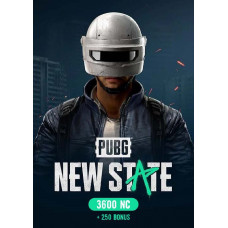 PUBG NEW STATE 3600 NC + 250 BONUS