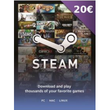 STEAM WALLET TOP-UP 20 EUR (EU & UK)