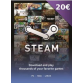 STEAM WALLET TOP-UP 20 EUR (EU & UK)